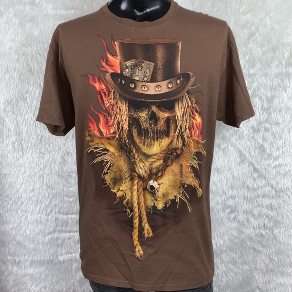Happy Halloween Scarecrow Shirt (NWOT)
